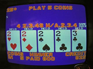 Same machine, not long thereafter, dealt...